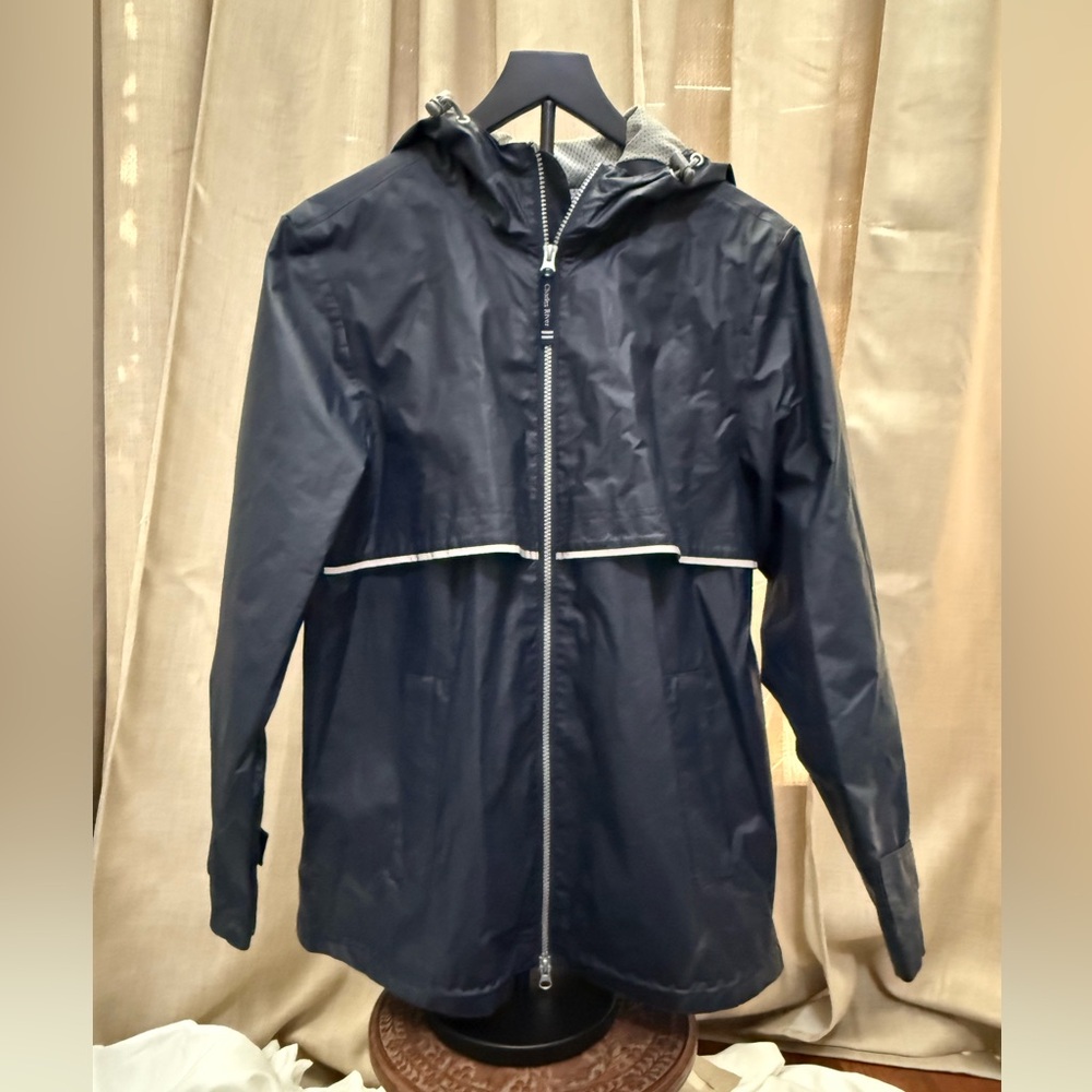 Charles River Apparel Women's Dark Blue Raincoat